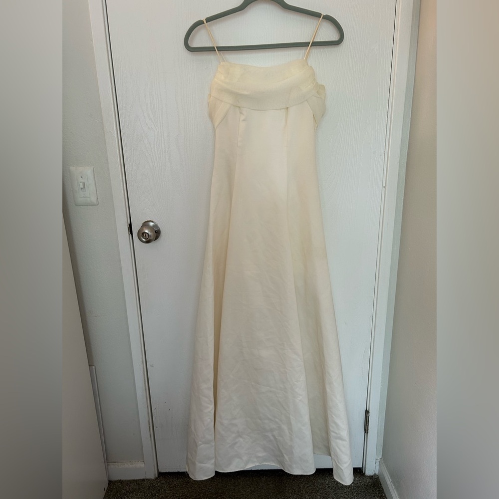Elegant White Gown/ Wedding Dress